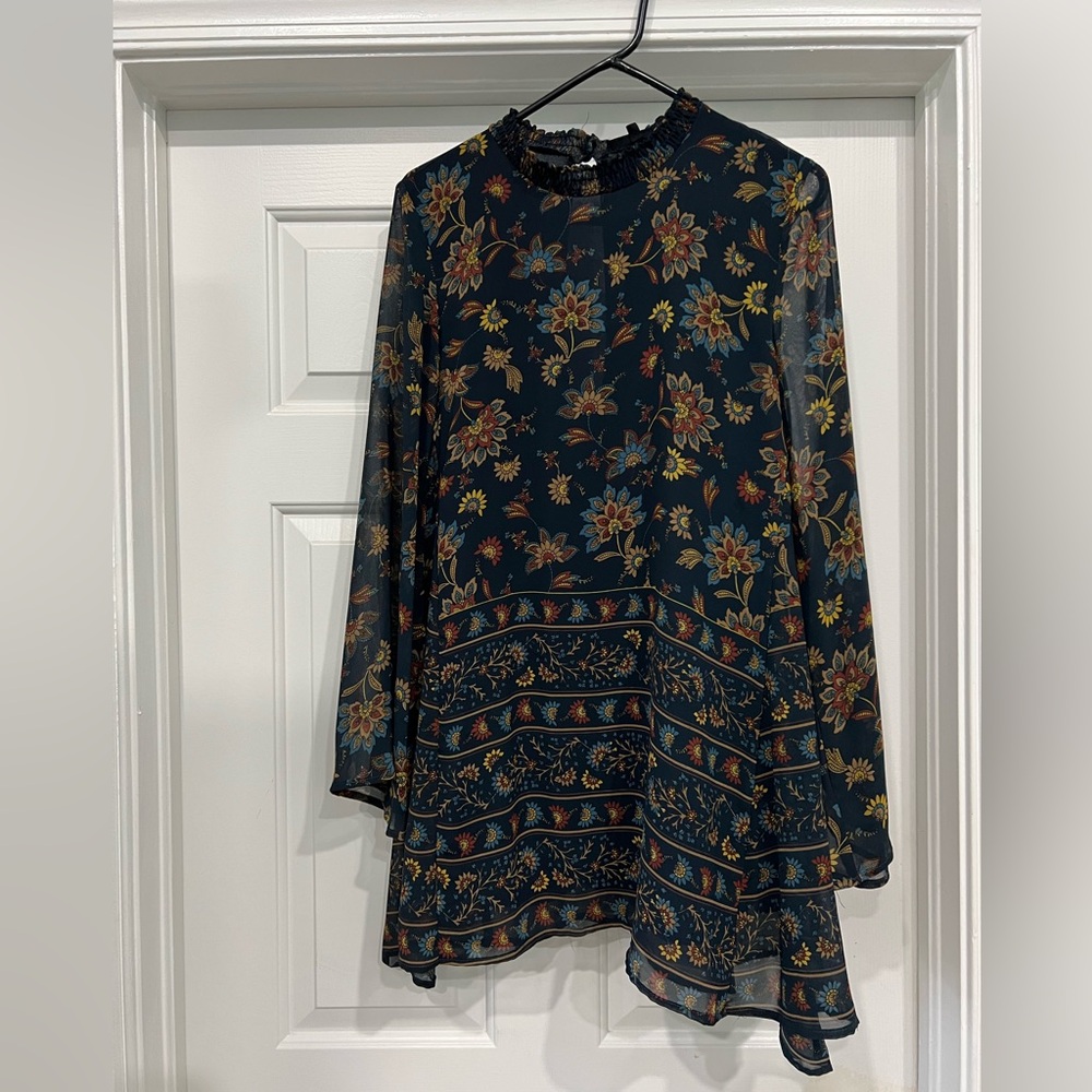 Floral Long Sleeve Blouse